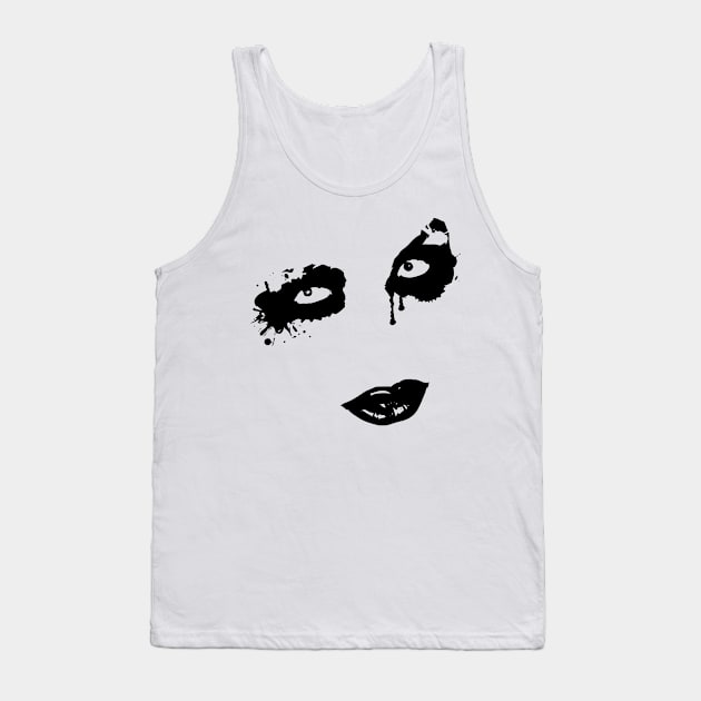 scary graffiti face Tank Top by Kisho